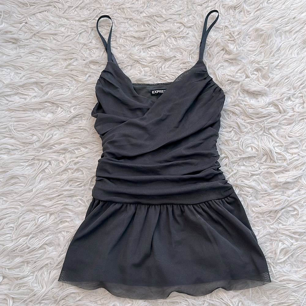 Express babydoll peplum top